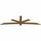 Ekena Millwork Alberta Timber Gable Bracket, Western Red Cedar, 108"W x 31 1/2"H x 1 1/2"D x 5 1/2"F, 7/12 Pitch GBW108X31X0206ALB00SWR - alternate 2